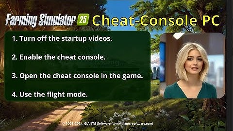 FS25 Tutorial: Cheat Console & Flight Mode