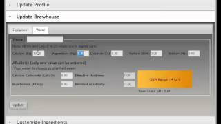 Creating a water profile in Brewers Assistant ( free brewing software ) screenshot 3