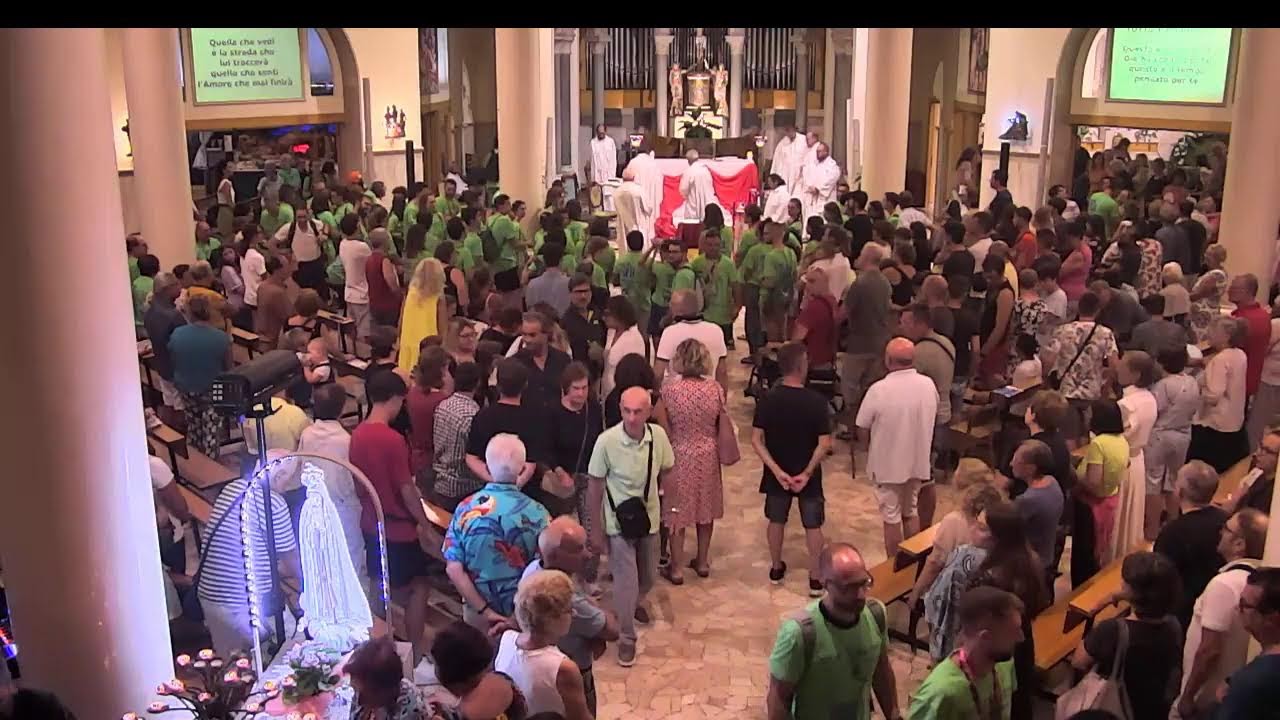 14 Agosto 2025. Messa di Evangelizzazione. Celebra don Gianni Castorani.