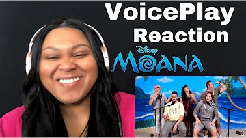 VoicePlay feat. Rachel Potter - Disney Moana Medley (Reaction)