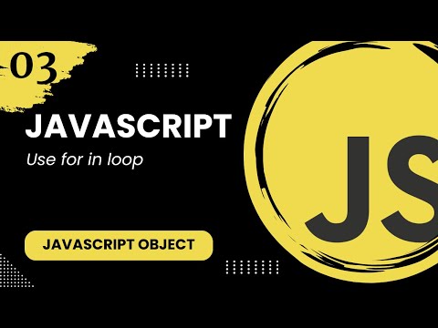JavaScript Object #3 - Use for in loop