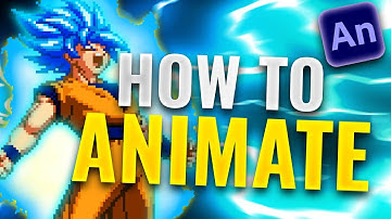 How to Make DBZ SPRITE ANIMATIONS in Adobe Animate - DBZ Sprite Animation Beginners Guide Episode 2