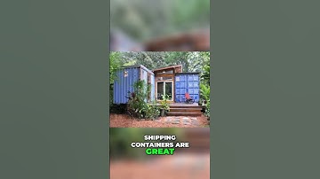 Live in A Shipping Container! Affordable Living Explained #shorts