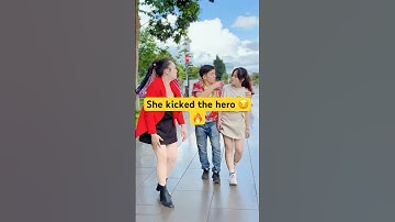[162]She kicked the hero 😏🔥[Vylee] #VyLeeOfficial #RealLifeHero #KindnessMatter#Hero#shorts#action
