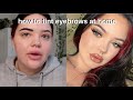 how i tint my brows + grwm (life update)