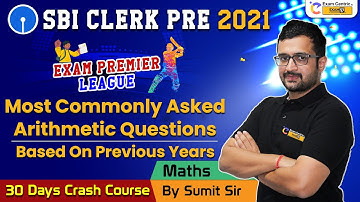 Arithmetic Questions | Sumit Sir | Maths | SBI Clerk Prelims 2021