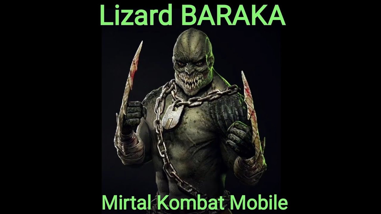 Официальный тизер Lizard BARAKA геймплей !!! KOMING SOON Official Gameplay Mortal Kombat Mobile