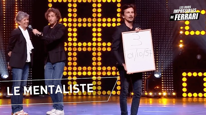 Arnaud Tsamere le mentaliste - Les duos impossibles 8ème édition