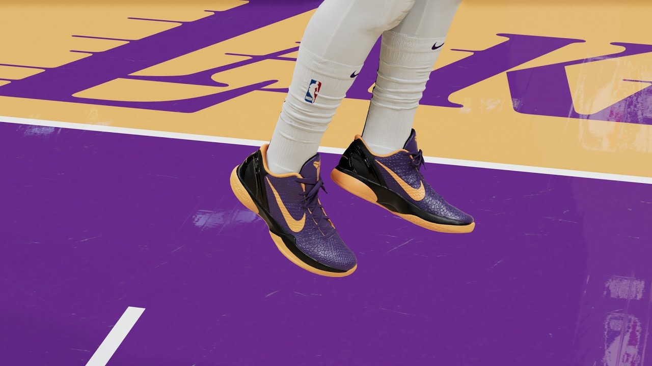 NBA 2k21 Shoe Creator Kobe VI Anthony Davis PE - YouTube