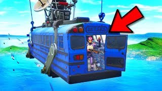 Whats Inside The Battle Bus In Fortnite Battle Royale Youtube