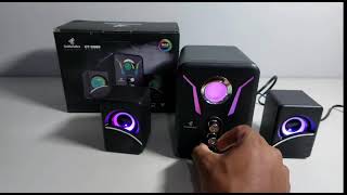 Caixa Caixinha De Som USB P2 Potênte Computador PC Notebook PLUG e PLAY PCx3 gtx889