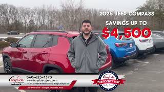 Bayside's Presidents' Day Sales Event!