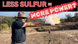 Low Sulfur Ratio Powder. Less is More?