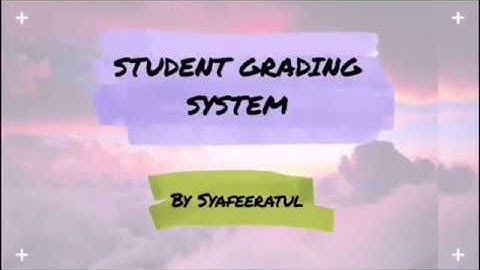 Student Grading System for C Project