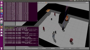 Object Binning and Obstacle Avoidance using SLAM in Gazebo