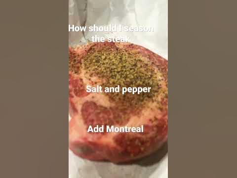 How should I season steak #steak #ribeye #saltnpepper #peppersteak #