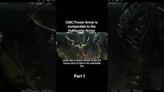 CMC Power Armor is comparable to the Hulkbuster Armor. #viral #movie #recaped #shots #film #fypシ