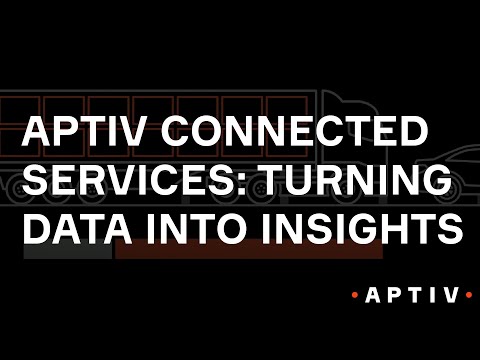 Aptiv Connected Services: Turning Data Into Insights