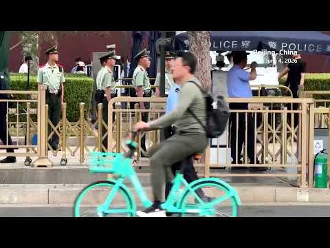 Beijing, Hong Kong tighten security on Tiananmen crackdown anniversary