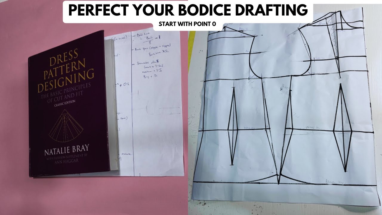 How to Draft a Basic Bodice Pattern with precision and Accuracy - YouTube