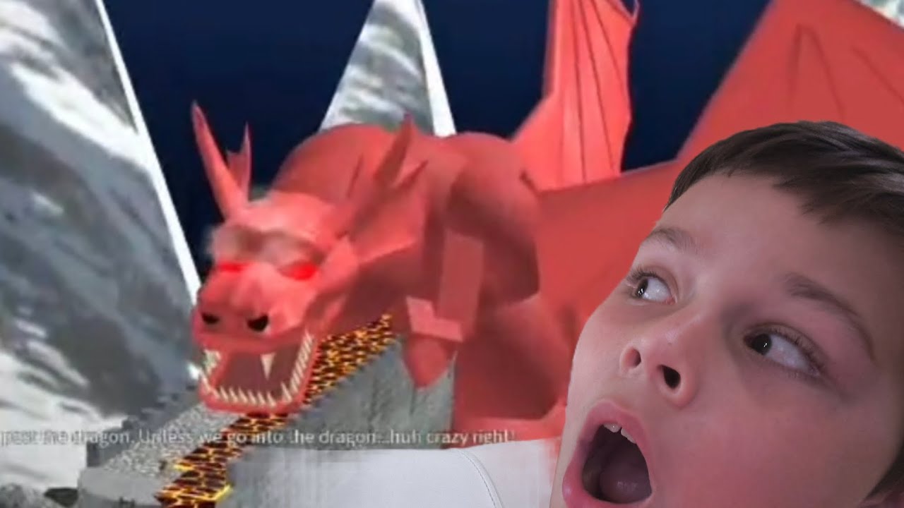 ITS A GIANT DRAGON!! We need to escape the dungeon! | Mason's Gaming