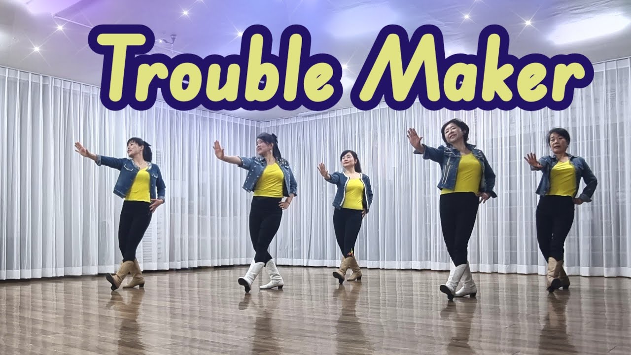 Trouble Maker Line Dance (Improver) November 2023 YouTube