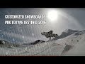 BBoard Customized Snowboard Test Saas Fee