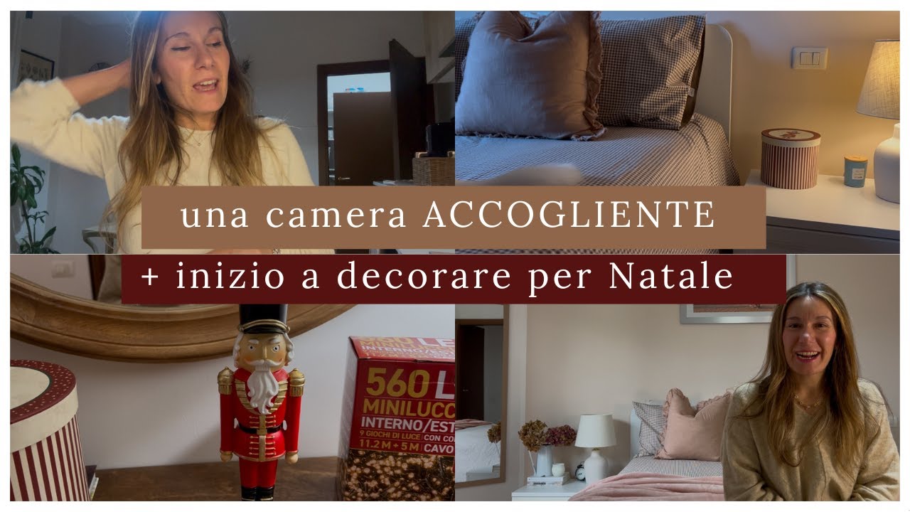 Una camera da letto accogliente | Inizio a decorare per Natale