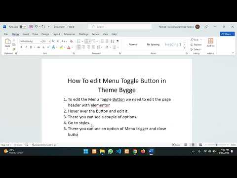 How To edit