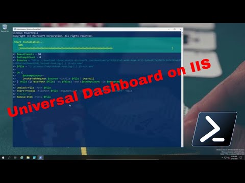 Powershell Universal Dashboard setup on IIS