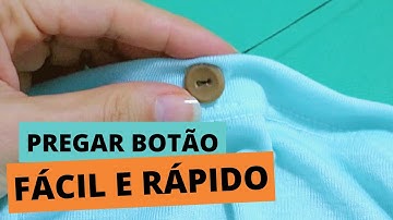 COMO PREGAR BOTÃO FÁCIL E RÁPIDO EM CASA | Customizando por Mariely Del Rey