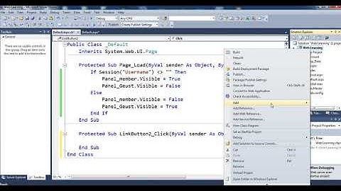 [asp.net] วิธีการสร้างฟอร์มเข้าสู่ระบบ | Login Form on asp.Net) Part 2