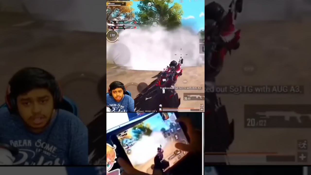 Kinganbru react on Athena gaming 1v4 clutch🥵