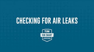 How to Find and Fix Air Leaks in Your Truck