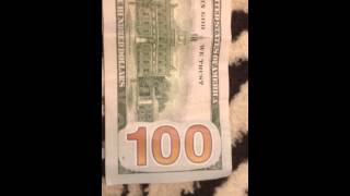 NEW $100 Bill high tech security features