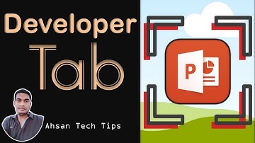 How to get MS PowerPoint developer tab in Bangla | Ahsan Tech Tips