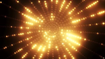 Gold Circle LED Motion Graphics
