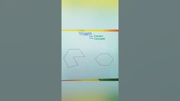 how to find the difference between convex and concave polygons👉#convex #concave #polygons #maths