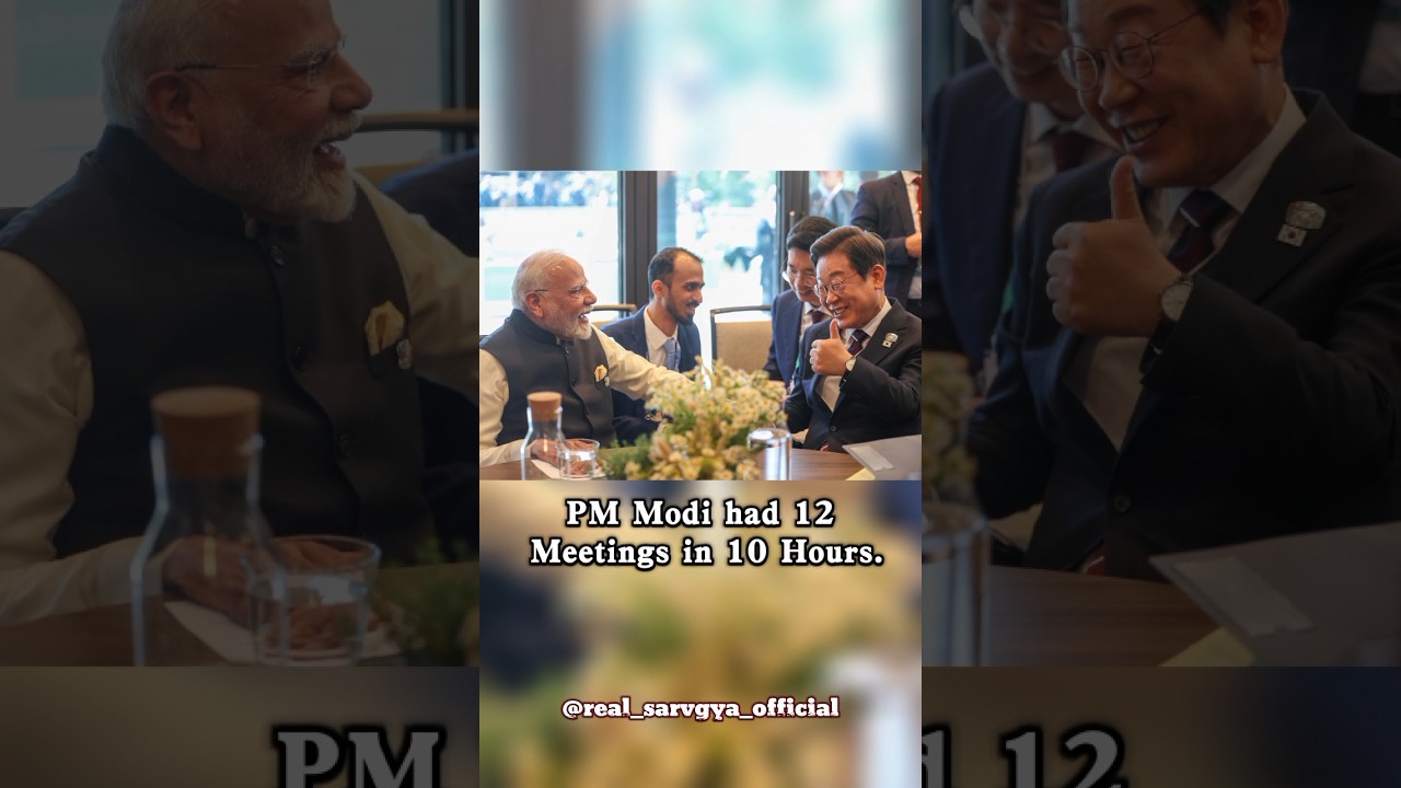 Prime minister Modi had 12 Meetings in 10 Hours 🤯😮 