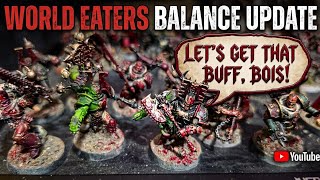 Berzerker Datasheet Buffed! World Eaters 9.30.26 Balance Update Reaction.