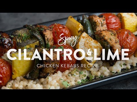 Video: Cilantro-Lime Rejer Kebabs Med Jicama