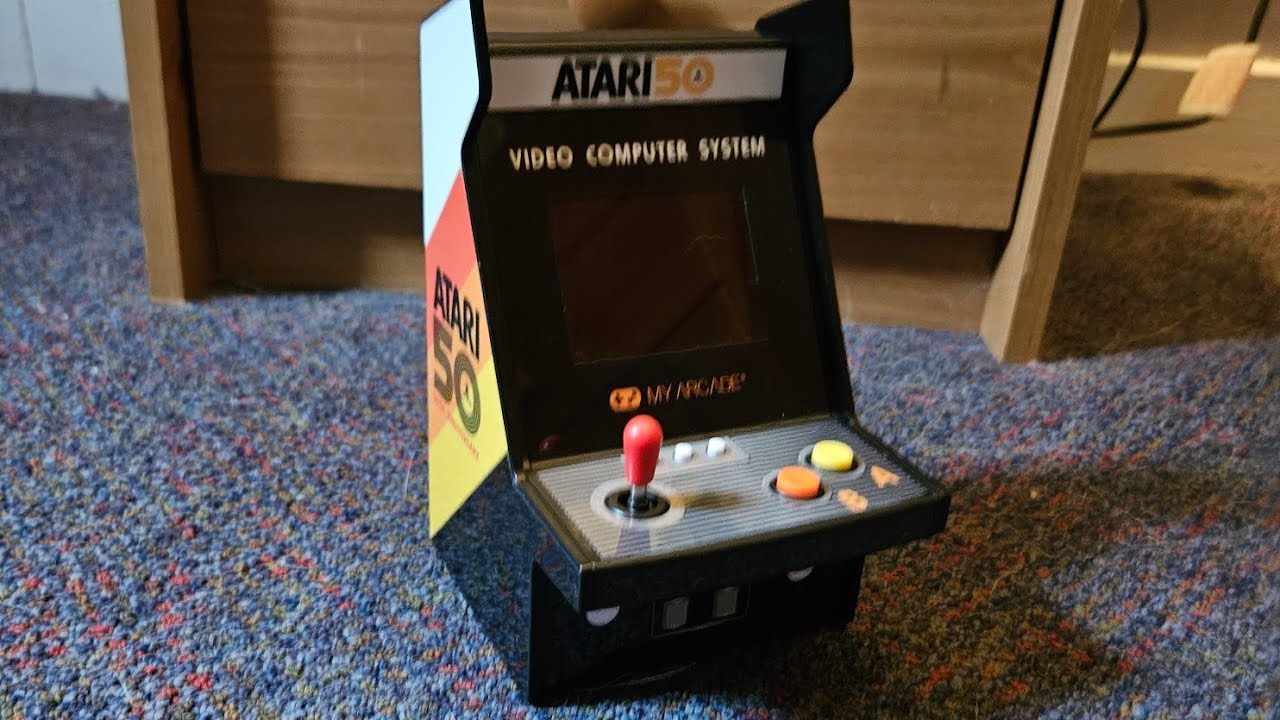 New Game!! Atari 50 Micro Player Pro! Review! - YouTube