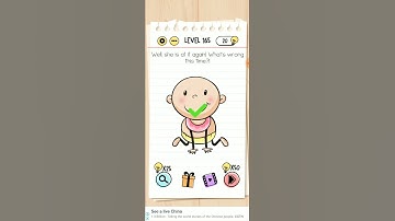 Brain Test Level 165 walkthrough