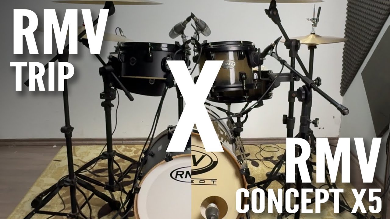 Bateria RMV Trip x RMV Concept X5: Comparativo