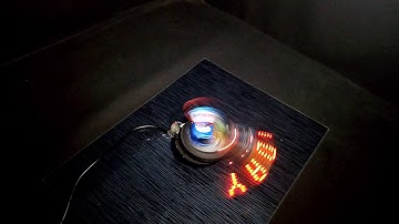 Spinning LED Display using Arduino POV - Demo