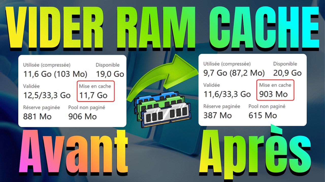 Libérez Votre Mémoire RAM Cache sur Windows - YouTube