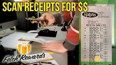 Make Money Scanning Receipts! Fetch Rewards App Review