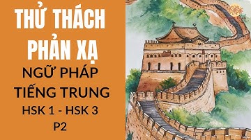 [ PHẦN 2] LUYỆN PHẢN XẠ NGỮ PHÁP TIẾNG TRUNG HSK1- HSK3 - Mỗi cấu trúc 20 câu thông dụng.