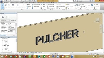 Text modelling in Revit Tutorial video