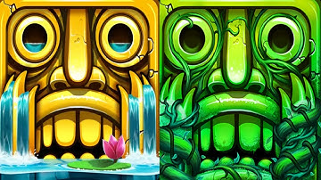 Temple Run 2 Enchanted Palace VS Lost Jungle Android iPad iOS Gameplay HD